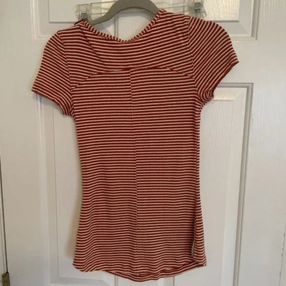 Striped, Cut out Free People Shirt - Picture 2 of 2